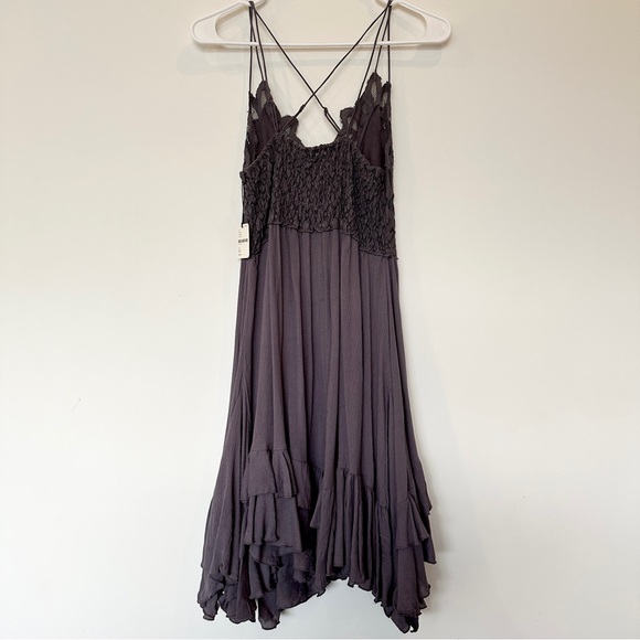 Free People FP One Adella Slip Lace Mini Dress Top - Picture 8 of 8